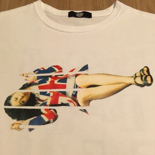 GB ジービー x non merci 小泉今日子 プリント半袖Tシャツ カットソー