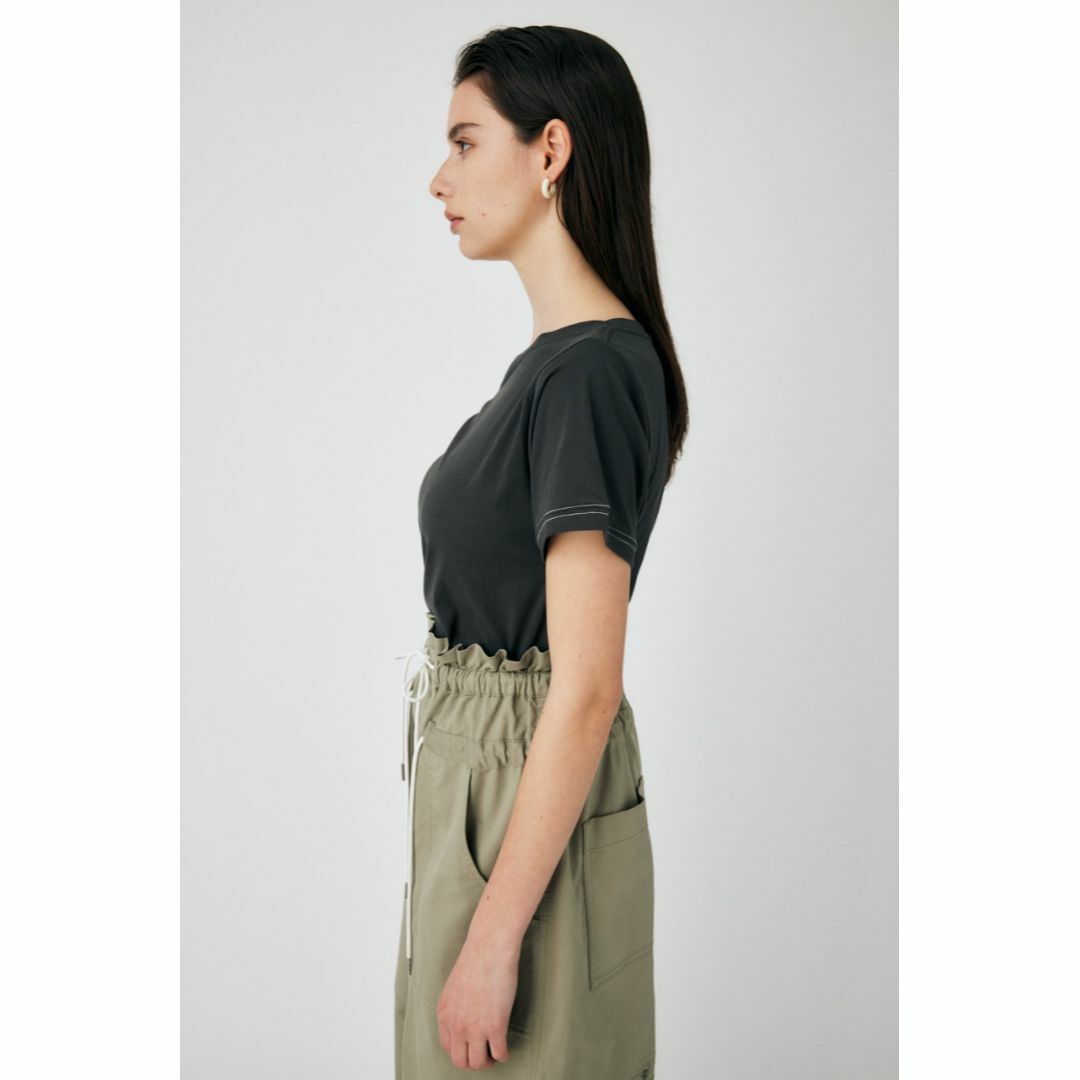 moussy(マウジー)のMOUSSY♡ PEEP SHOULDER LOOSE TEE レディースのトップス(カットソー(半袖/袖なし))の商品写真