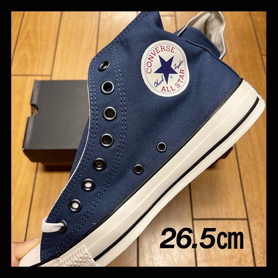 ✨新品✨CONVERSE コンバース　オールスター　メタレッツ　ハイ　ネイビー