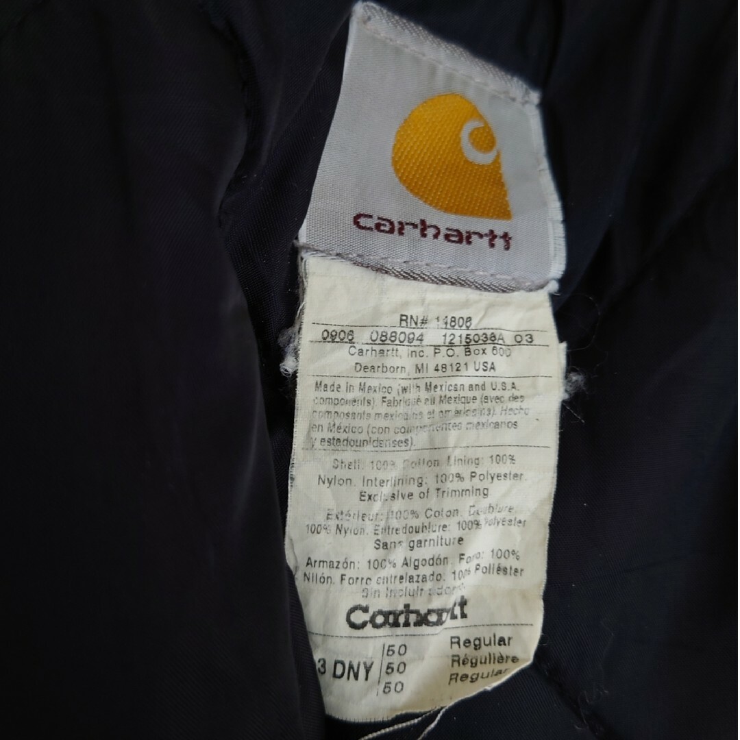 【Carhartt】企業ロゴ刺繍 ダック地 デトロイトジャケット S-041