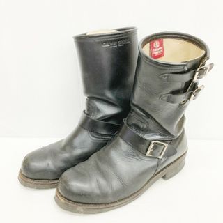 セダークレスト(CEDAR CREST)の★ セダークレスト レザーエンジニアブーツ ブラック 27cm(ブーツ)