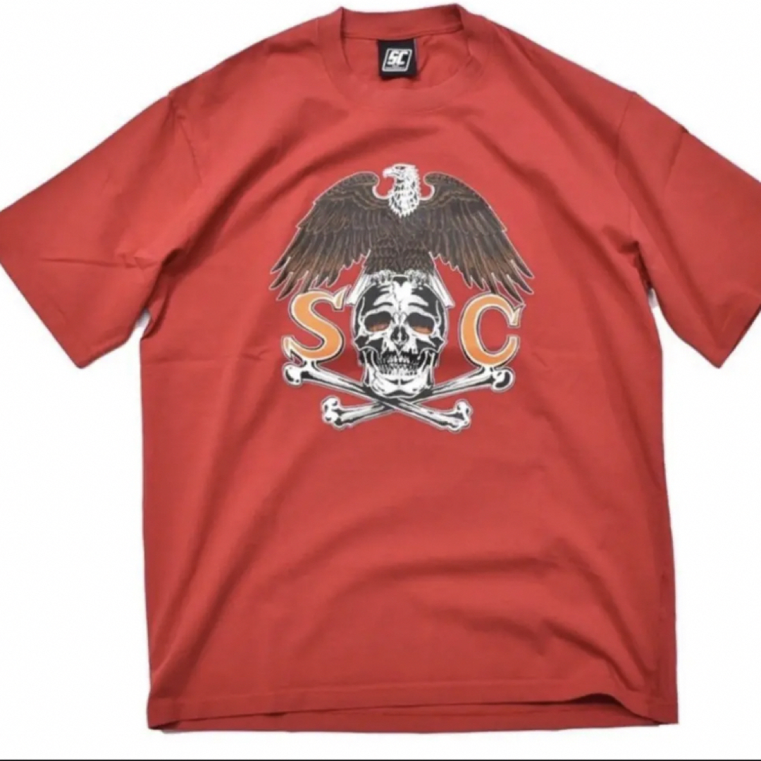 SUBCULTURE EAGLE SKULL HEAD T-SHIRT