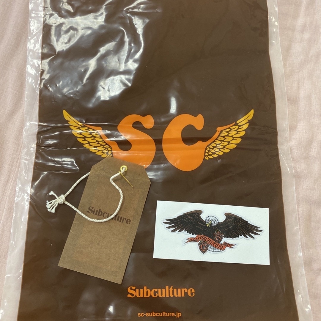 サブカルチャー subculture  EMBLEM EAGLE TEE/SCST-S2206 エンブレムイーグルプリントTシャツ メンズ 2