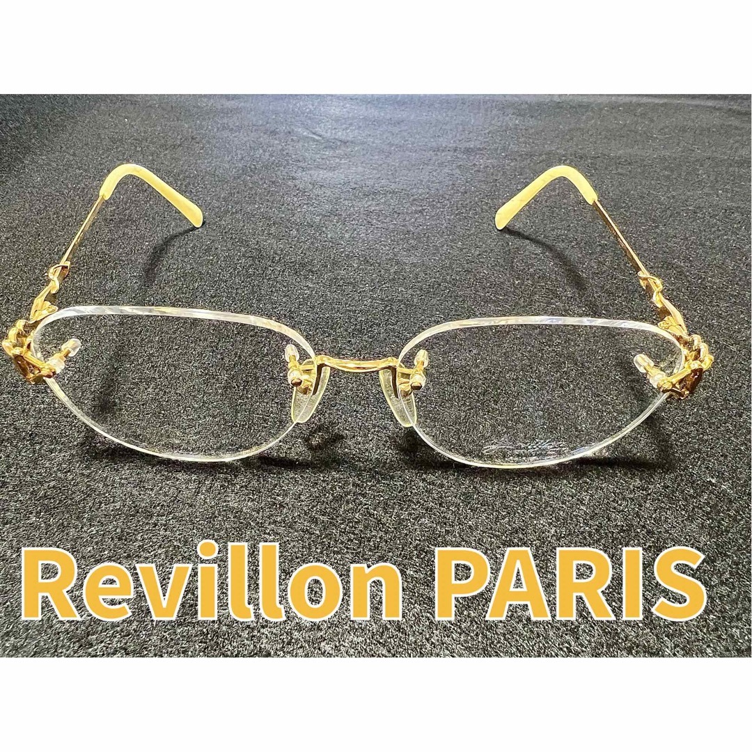 Revillon PARIS K18 婦人用　メガネ　フレーム　新品　未使用 レディースのファッション小物(サングラス/メガネ)の商品写真