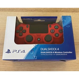 プレイステーション4(PlayStation4)のPS4 ワイヤレスコントローラー  DUALSHOCK4マグマレッド(その他)