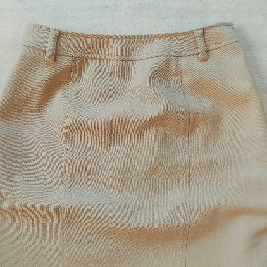 ニッセン(ニッセン)のLivre claire マーメイドスカート (ベージュ) レディースのスカート(ひざ丈スカート)の商品写真
