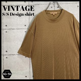 アートヴィンテージ(ART VINTAGE)の【レアデザイン】90s VINTAGE 半袖 カットソー US古着 希少(Tシャツ/カットソー(半袖/袖なし))