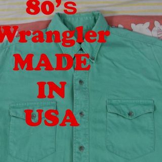 ラングラー(Wrangler)のラングラー 80’ｓ シャツ 12934c USA製 ビンテージWrangler(シャツ)