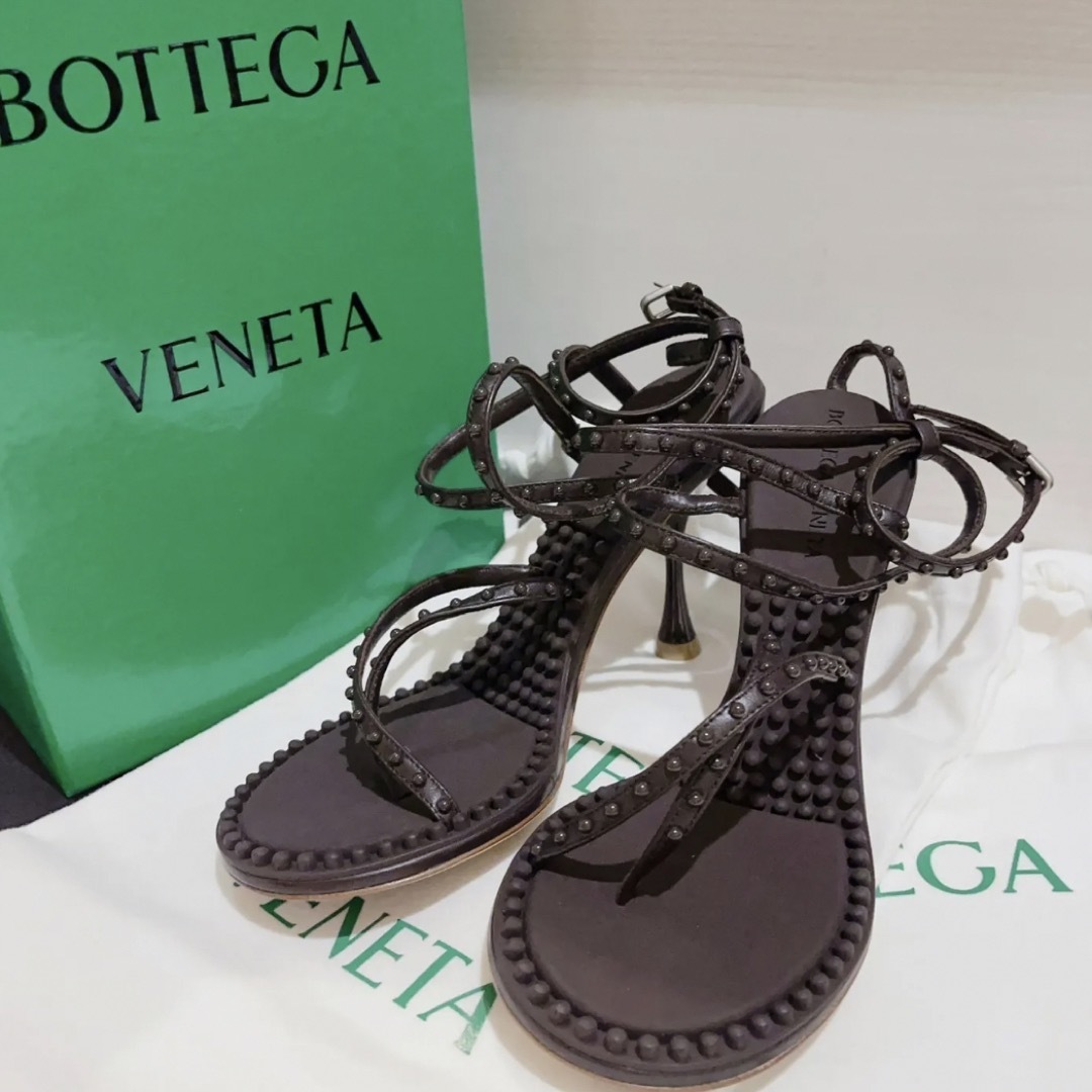 bottegavenetaBOTTEGA VENETA ボッテガヴェネタ　アンクルストラップサンダル