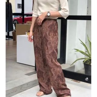 TODAYFUL ペイズリーラフパンツ美品