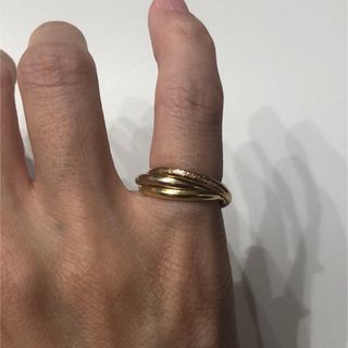 カルティエ(Cartier)の【本物】カルティエ　トリニティリング　XS(リング(指輪))