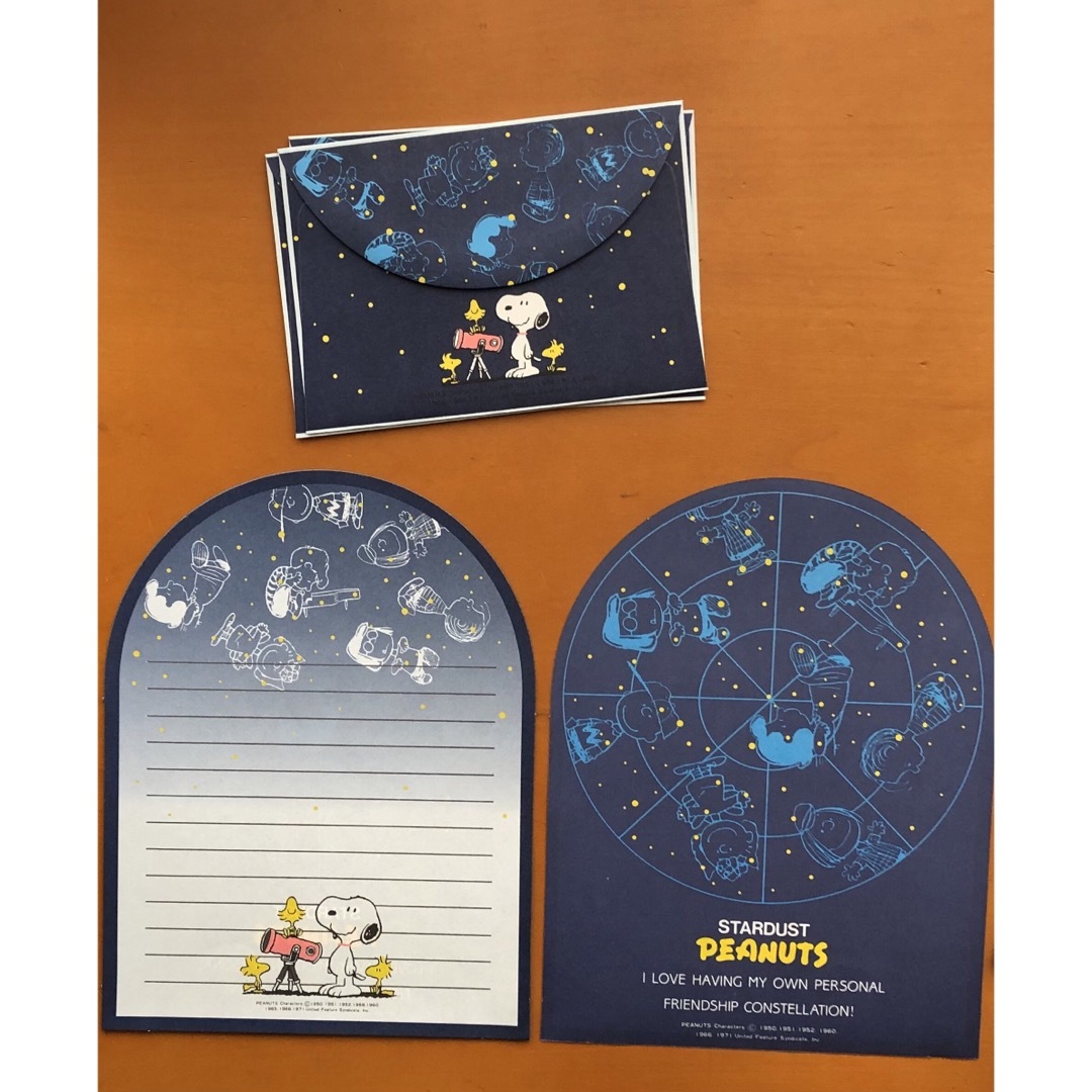 SNOOPY(スヌーピー)のスヌーピー⭐︎使いかけレターセット ハンドメイドの文具/ステーショナリー(カード/レター/ラッピング)の商品写真