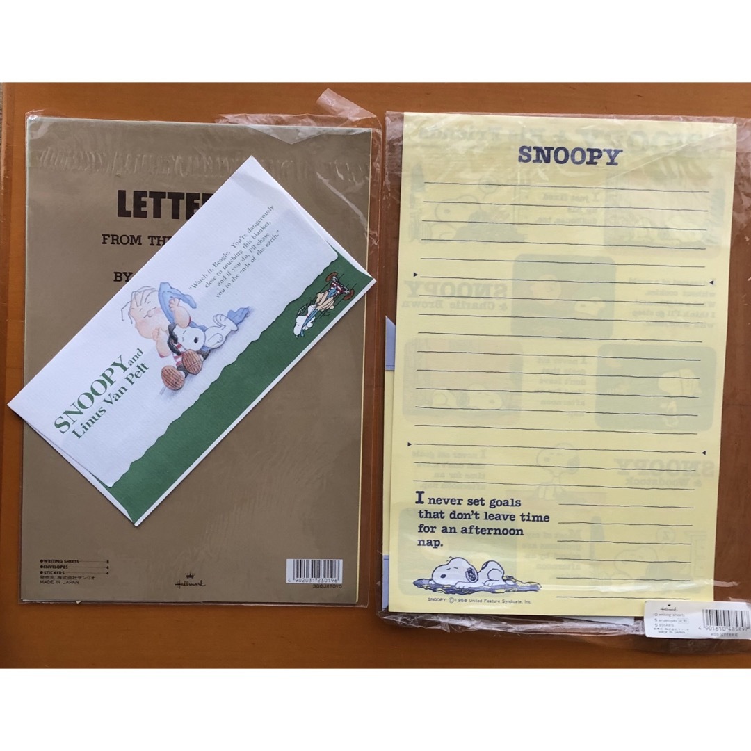 SNOOPY(スヌーピー)のスヌーピー⭐︎使いかけレターセット ハンドメイドの文具/ステーショナリー(カード/レター/ラッピング)の商品写真