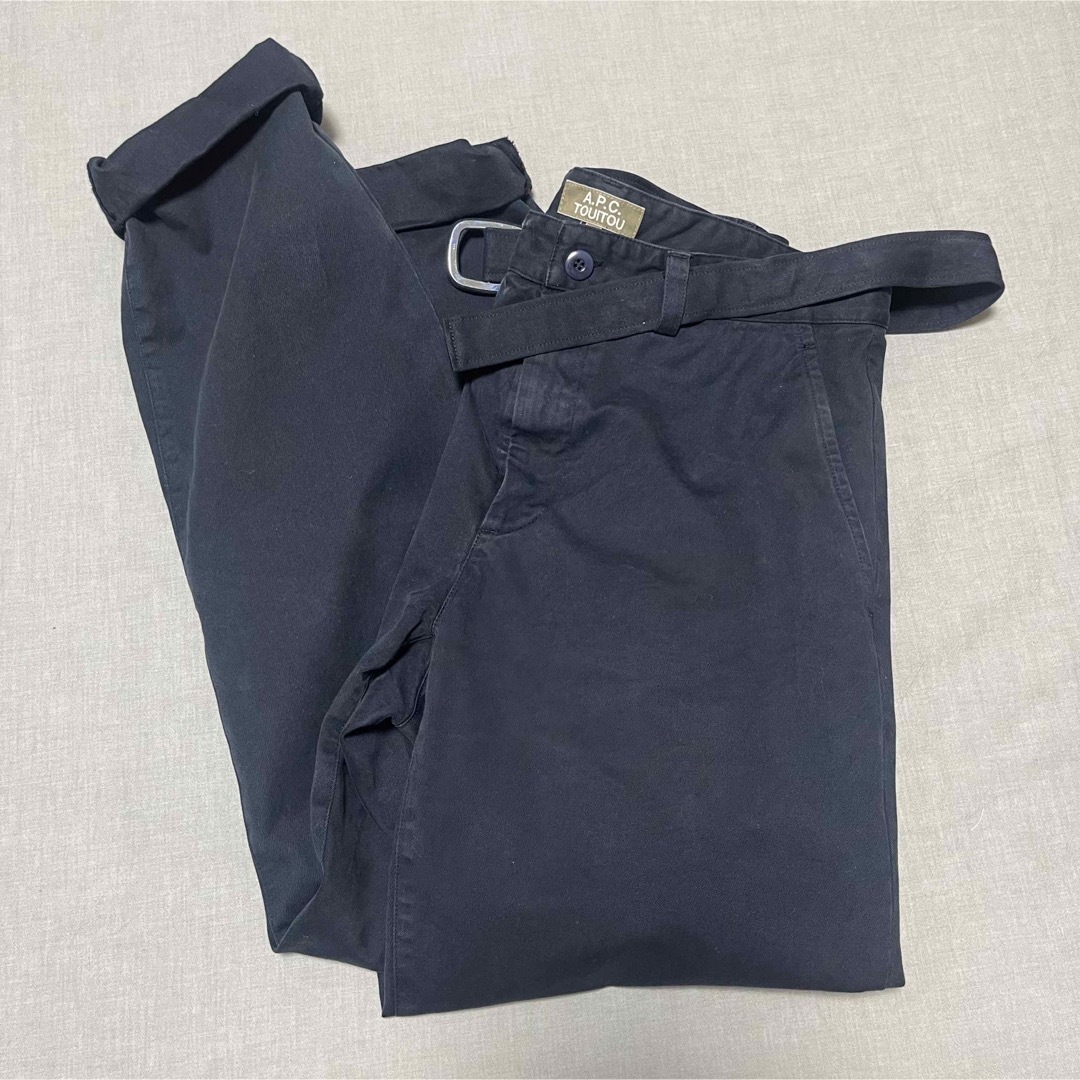 APC TOUITOU CHINO TROUSERS MARINE NAVYbshop