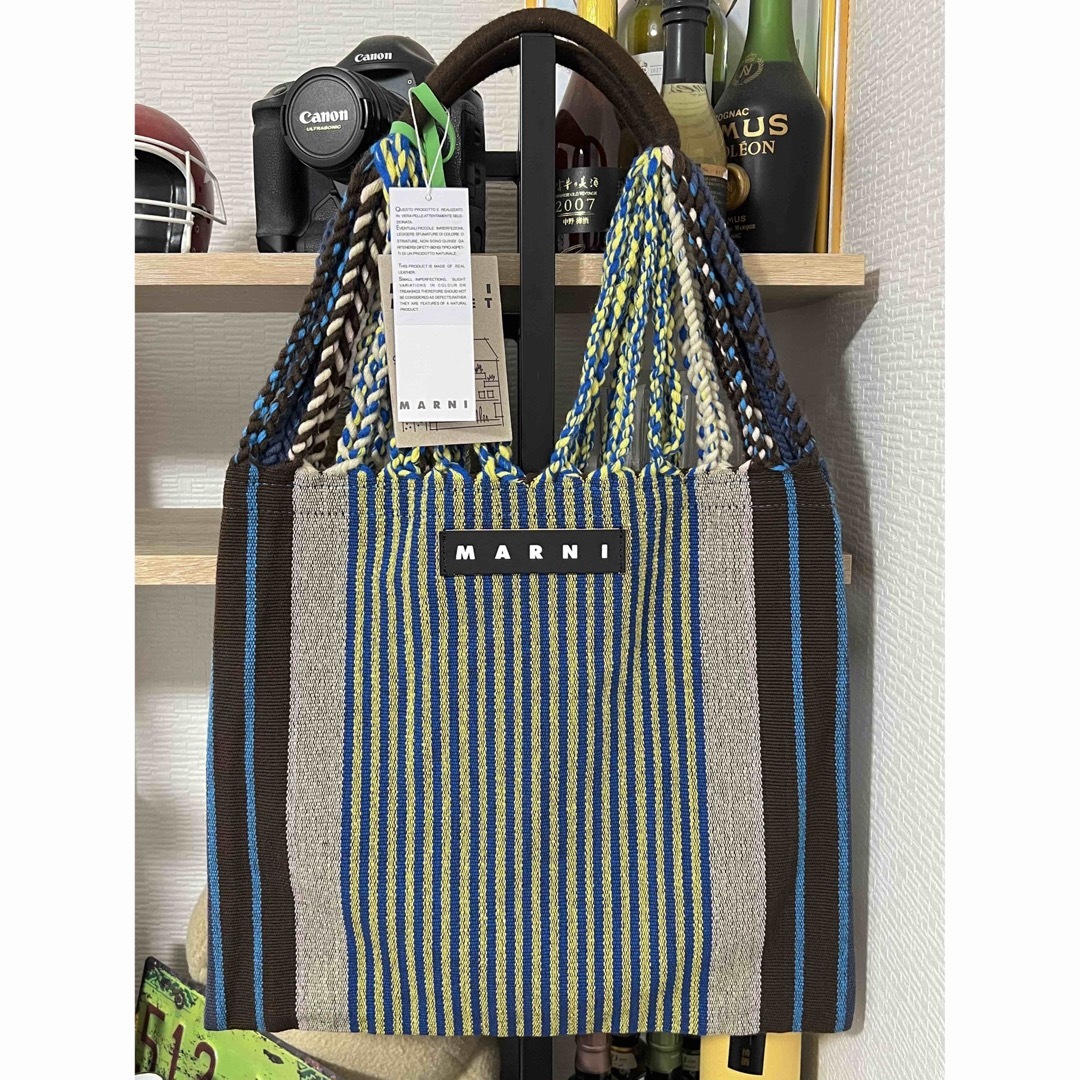MARNI マルニフラワーカフェ ハンモックバッグ トートバッグ-