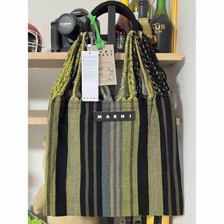 Marni - MARNI マルニフラワーカフェ ハンモックバッグ トートバッグの ...