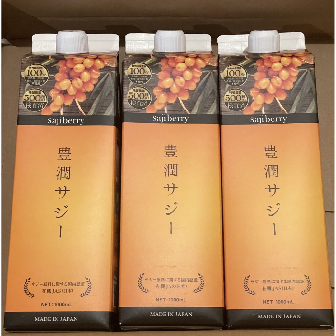 豊潤サジー 1000ml×3 セット売りサジー - dibrass.com