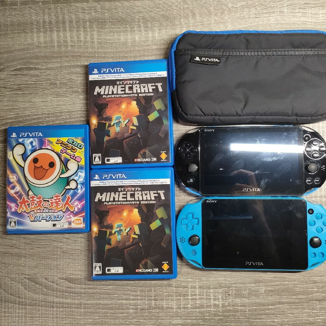 PlayStation Vita - プレステーションvita 2個セット+カセット
