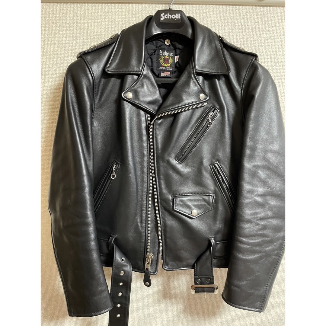 schott - schott ライダース ワンスター613us 38 ベルトもお付けします