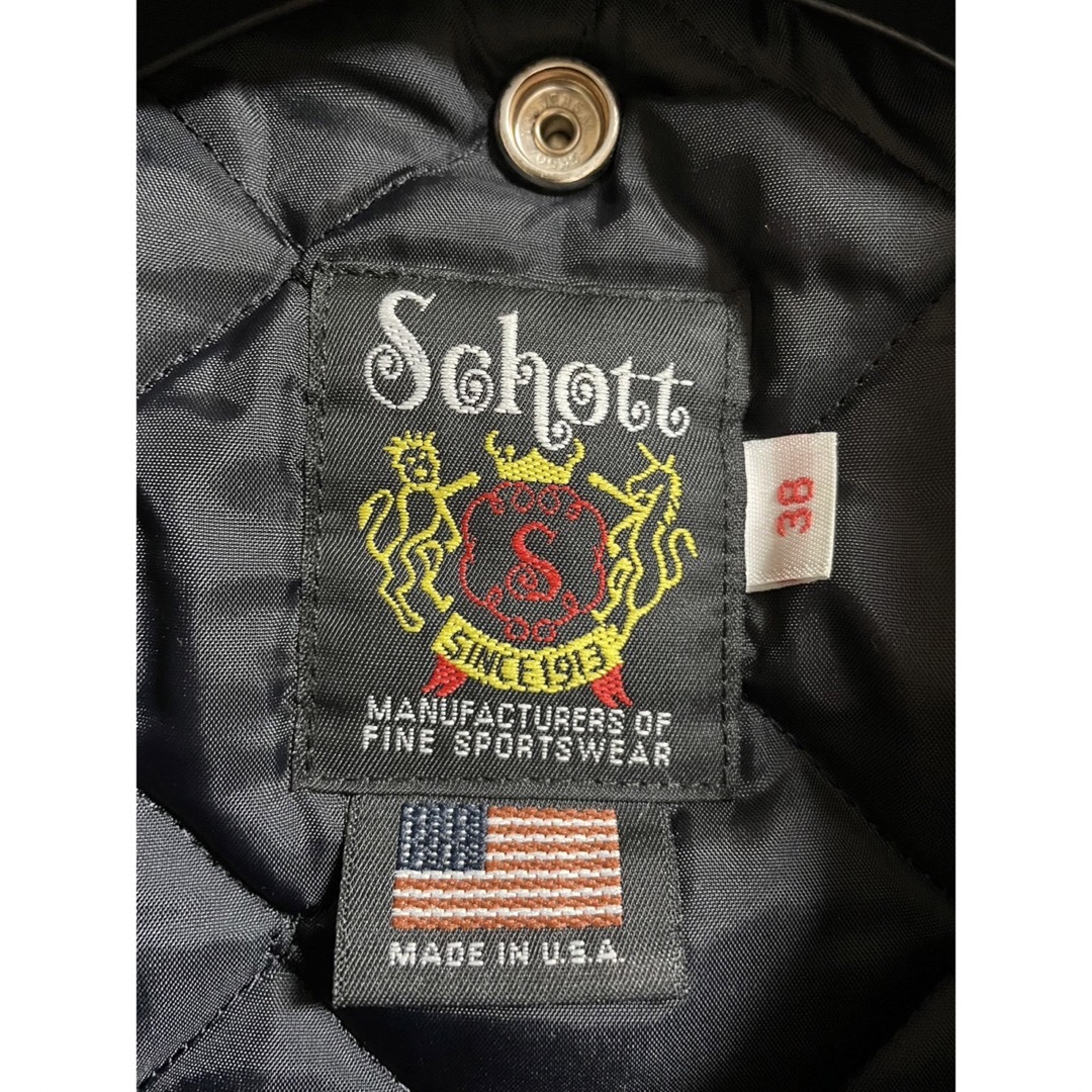 schott(ショット)のschott ライダース ワンスター613us 38 ベルトもお付けします。 メンズのジャケット/アウター(ライダースジャケット)の商品写真