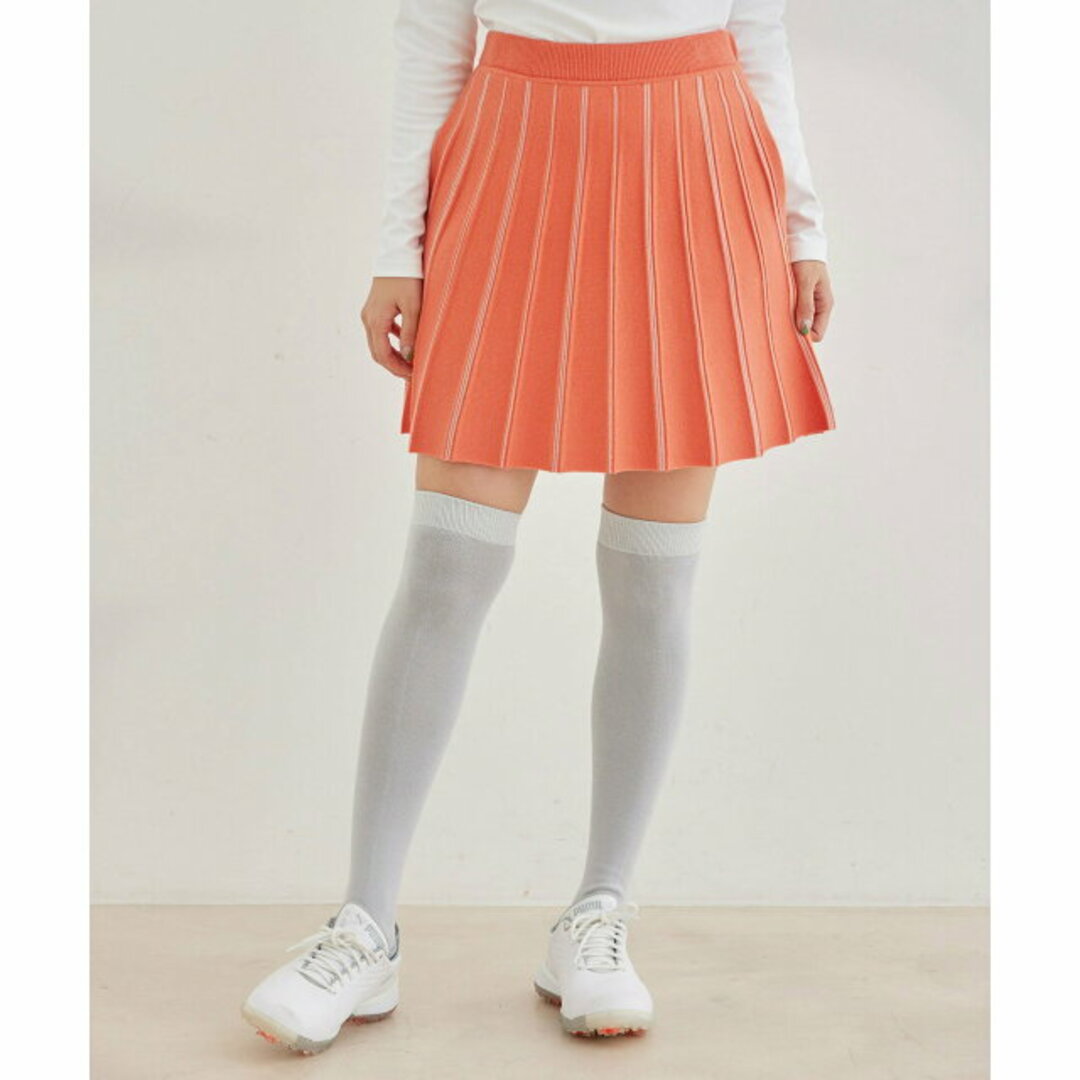 JUN&ROPE’(ジュンアンドロペ)の【ピンク（63）】【M】ライン使いニットスカート レディースのスカート(ロングスカート)の商品写真