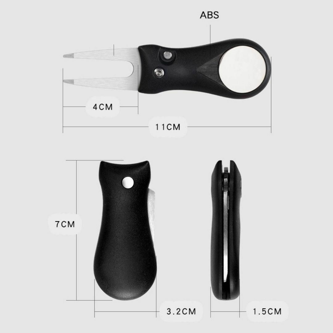 サマーSALE】グリーンフォーク 緑 折りたたみ ディボットツール 小型 軽量の通販 by shop|ラクマ グリーンフォーク 緑 折りたたみ ディボットツール 小型 軽量