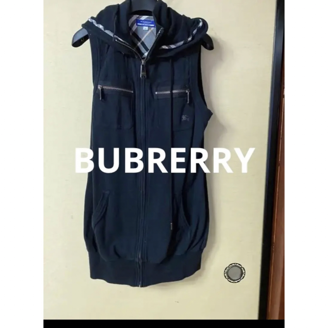 BURBERRY BLUE LABEL(バーバリーブルーレーベル)のバーバリーロングベスト38 レディースのトップス(ベスト/ジレ)の商品写真