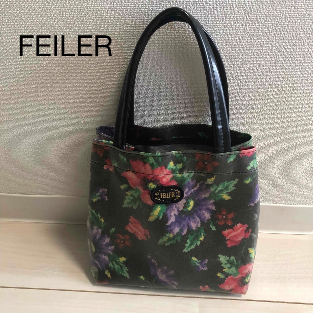 FEILER(フェイラー)のルイさま専用FEILER  フェイラー　トートバッグ　ビニール　花柄 レディースのバッグ(トートバッグ)の商品写真