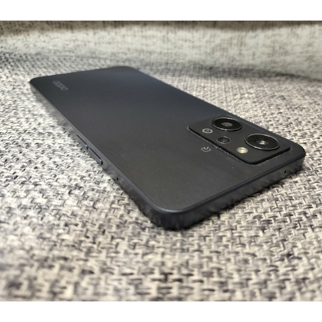 美品　 OPPO Reno7 A スターリーブラック ワイモバイル