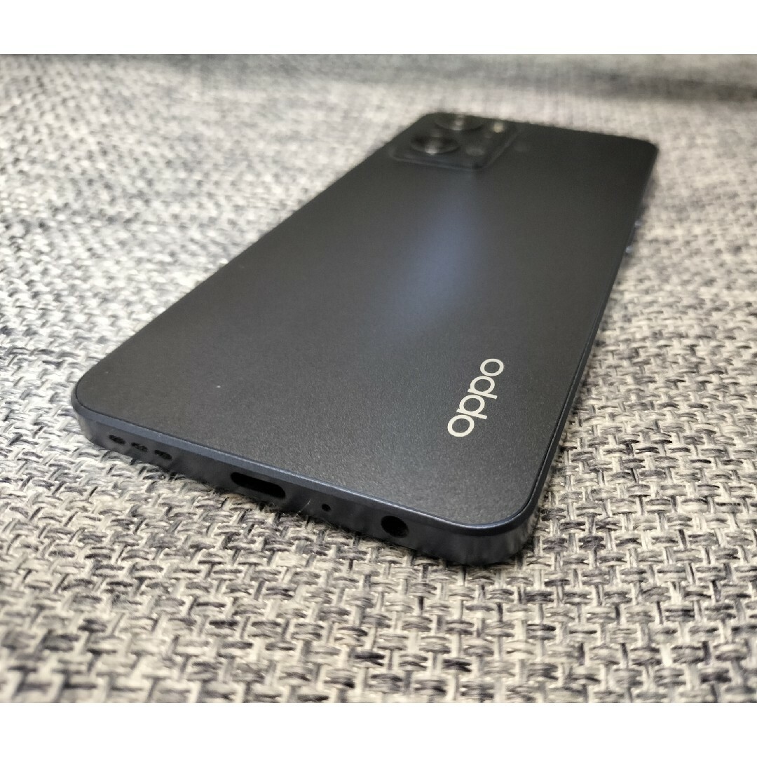 美品　 OPPO Reno7 A スターリーブラック ワイモバイル