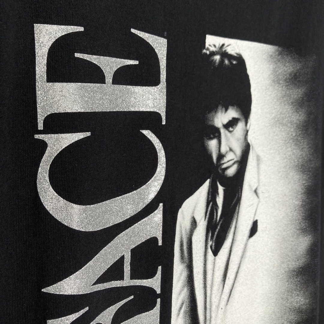 ART VINTAGE(アートヴィンテージ)の【入手困難】SCARFACE/スカーフェイス 半袖 プリントTシャツ 黒 L メンズのトップス(Tシャツ/カットソー(半袖/袖なし))の商品写真