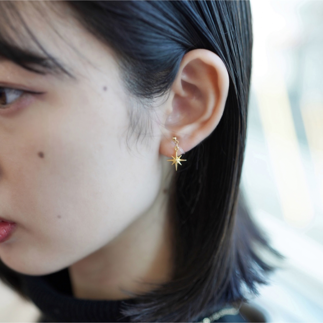 14kgf 流れ星ピアス www.booba.ae