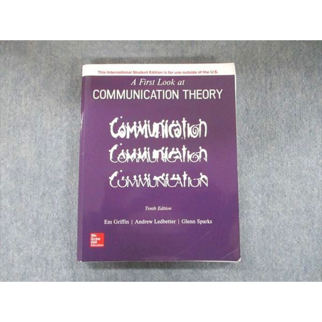 UB91-038 Mc Graw Hill Education A First Look at COMMUNICATION THEORY Tenth Edition 2019 21MaD