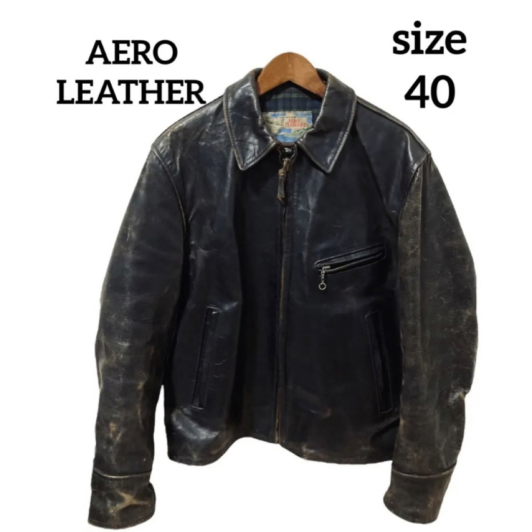 AERO LEATHER エアロレザー ホースハイド TALON ブラック 馬革