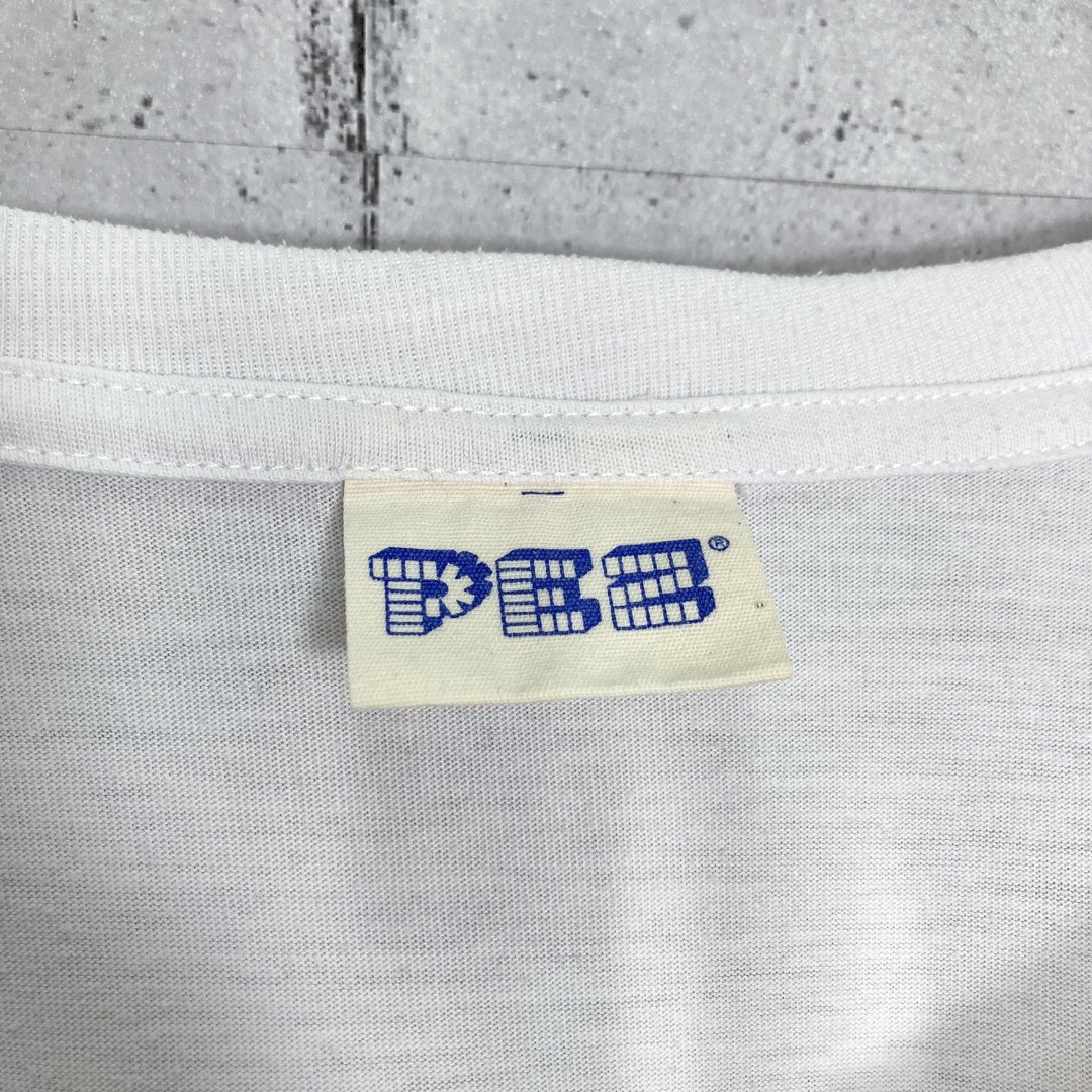 【希少】90s PEZ ペッツ ロゴプリント Tシャツ 企業モノ ブラック XL
