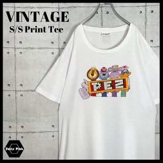 アートヴィンテージ(ART VINTAGE)の【レアデザイン】PEZ/ペッツ ペズ 半袖 企業 キャラクターTシャツ 半袖(Tシャツ/カットソー(半袖/袖なし))