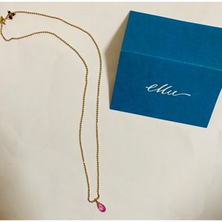 【新品未使用】eMu Jewelry ピンクサファイア ネックレス(ネックレス)