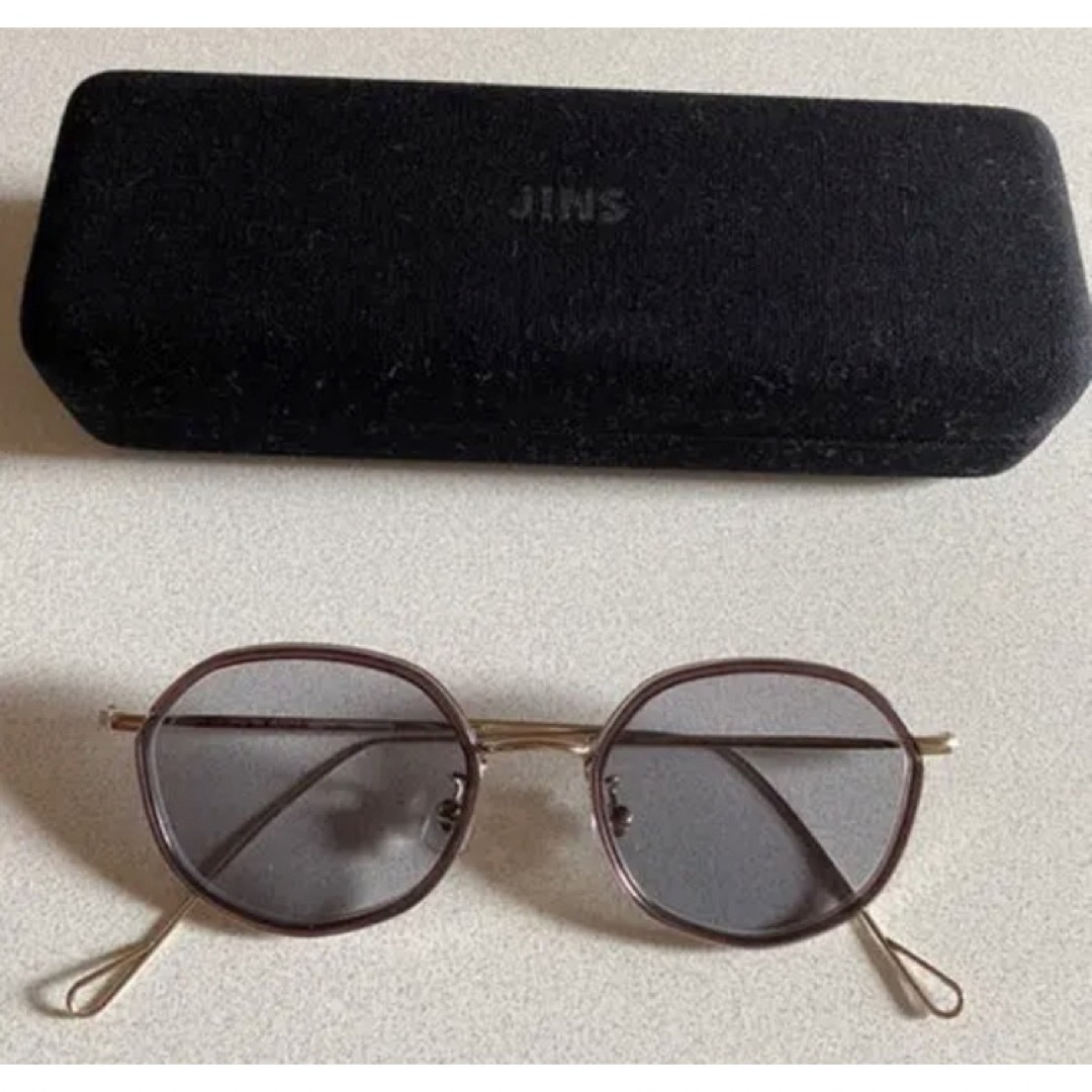 JINS(ジンズ)のJINS 薄ミラーグラス 度入combination&metal PEGTOP レディースのファッション小物(サングラス/メガネ)の商品写真