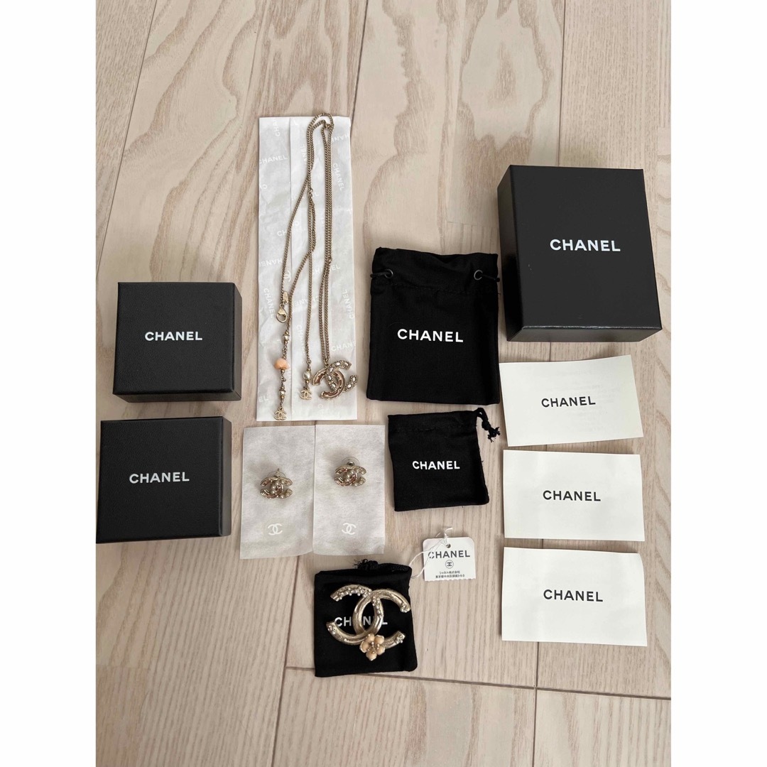 【正規品】CHANEL ネックレス・ピアスセットネックレス