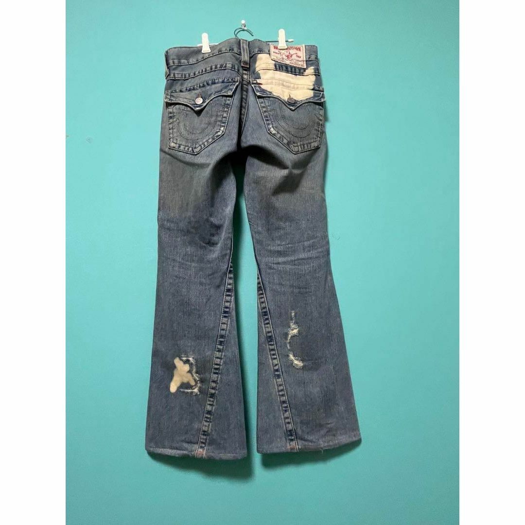 True religion トゥルーレリジョンSKINNY デニム ダメージ加工