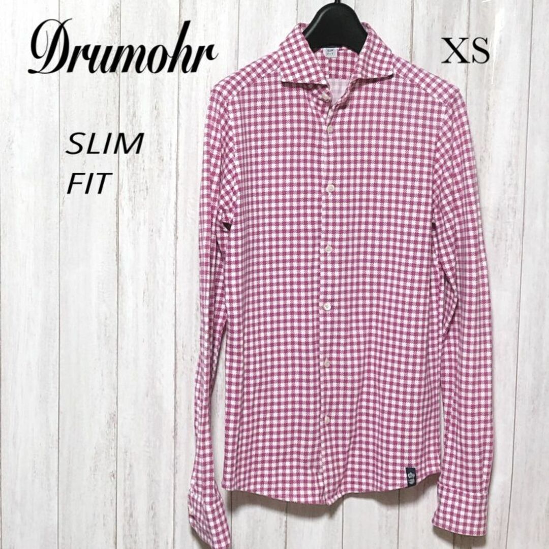 Drumohr(ドルモア)のDrumohr xBEAMS F 千鳥格子 シャツ XS/ドルモア ビームス メンズのトップス(シャツ)の商品写真