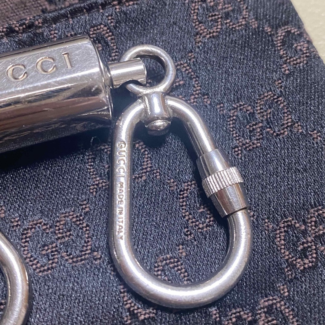 Gucci(グッチ)のGUCCI ダブルキーホルダー　カラビナ メンズのファッション小物(キーホルダー)の商品写真