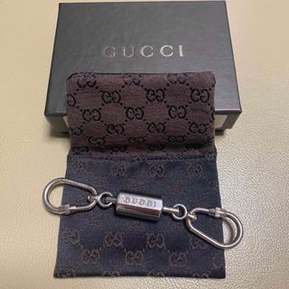 グッチ(Gucci)のGUCCI ダブルキーホルダー　カラビナ(キーホルダー)