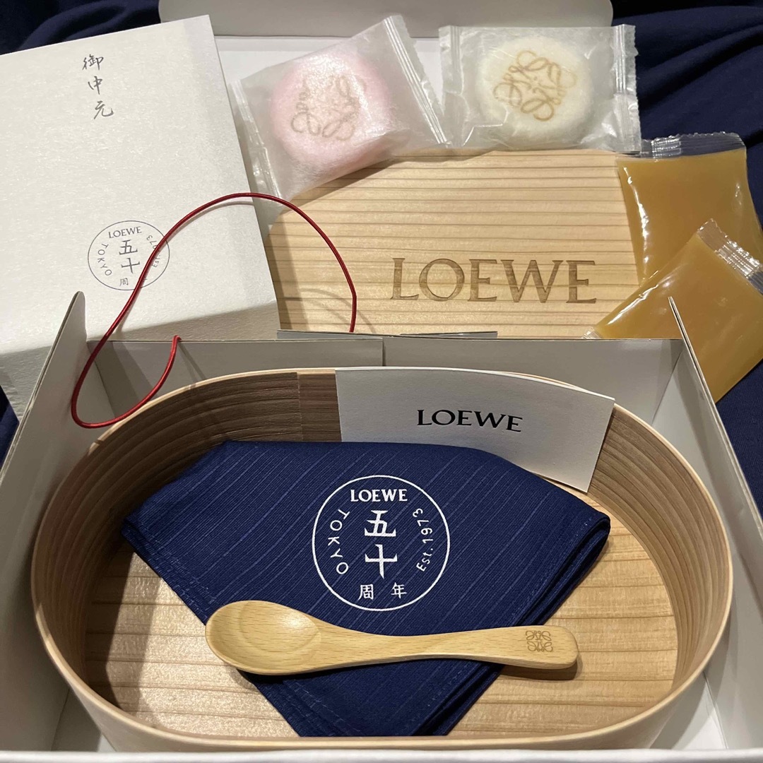 LOEWE - LOEWE ロエベ お中元 わっぱ スプーン 風呂敷 最中 セット