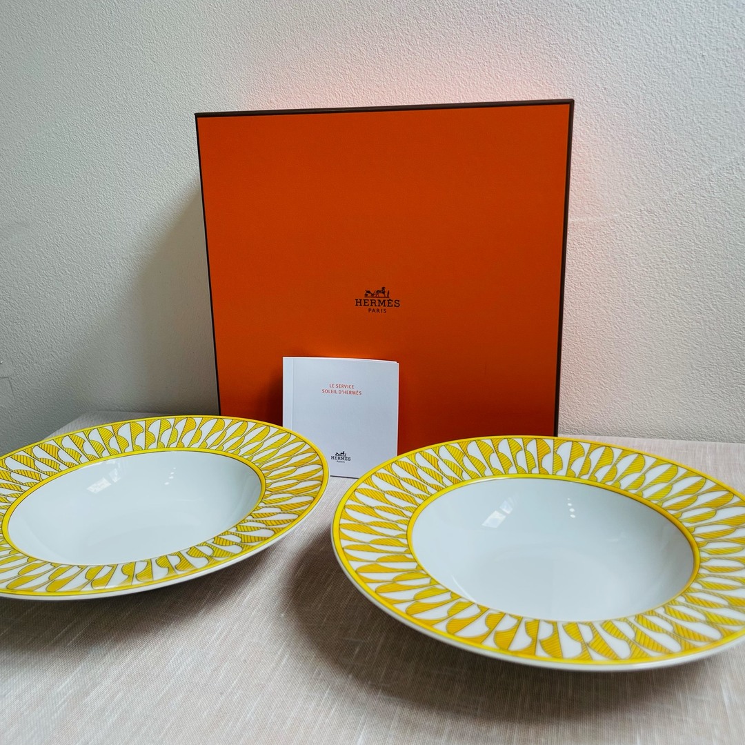 HERMES 《ソレイユ ドゥ エルメス》スーププレート21cm-