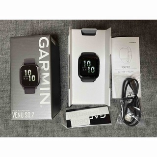 ガーミン(GARMIN)の美品 Venu Sq 2 GPS スマートウォッチ(腕時計(デジタル))