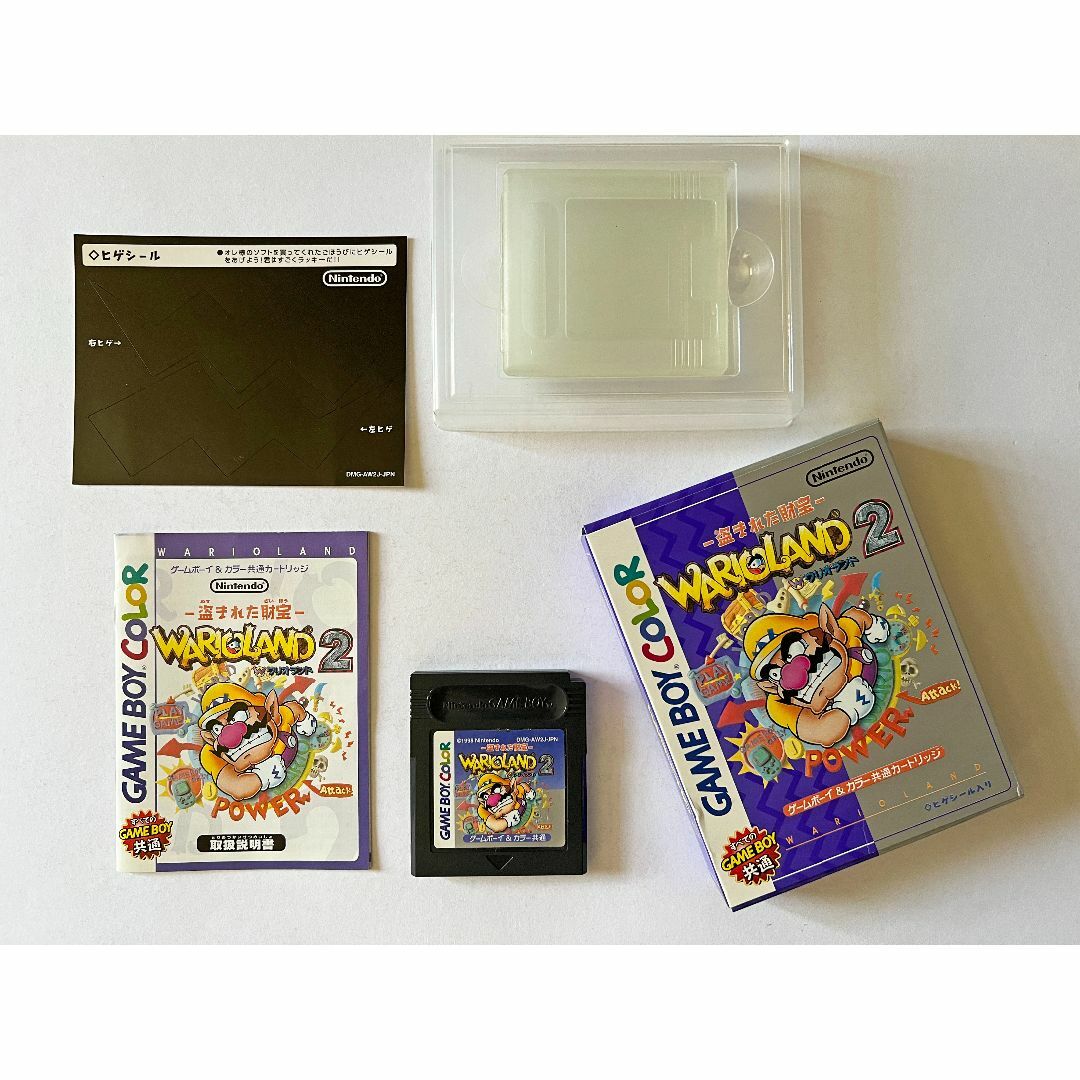 ゲームボーイ ワリオランド2 箱説シールあり　Gameboy GB Wario