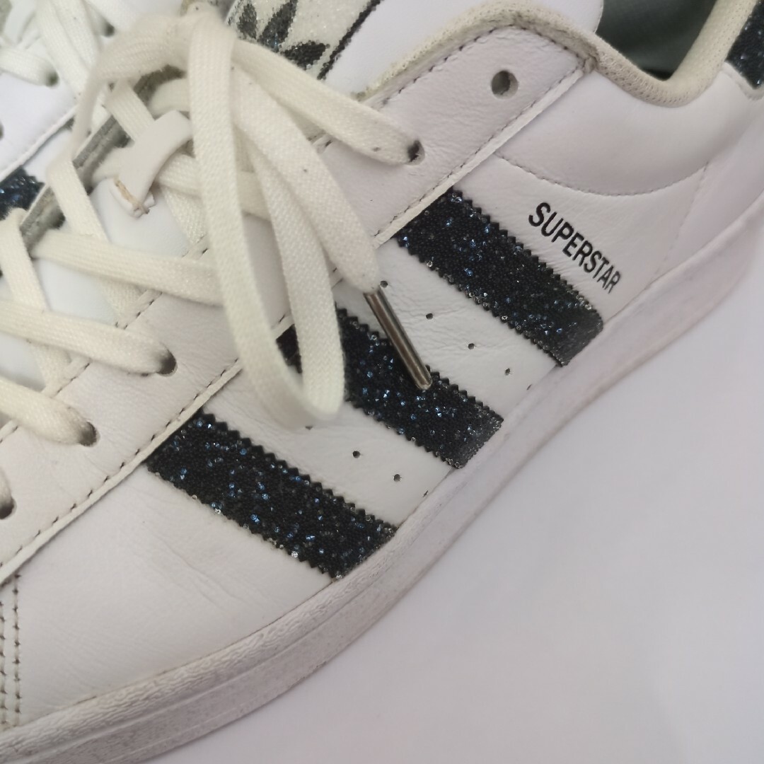 ★adidas Superstar Swarovski White Black