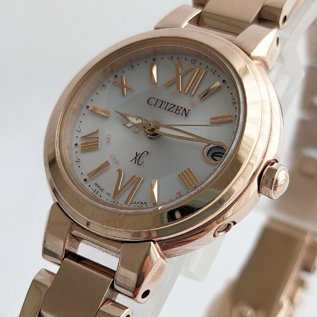 CITIZEN - 箱付き クロスシー xC ピンクゴールド ソーラー電波時計