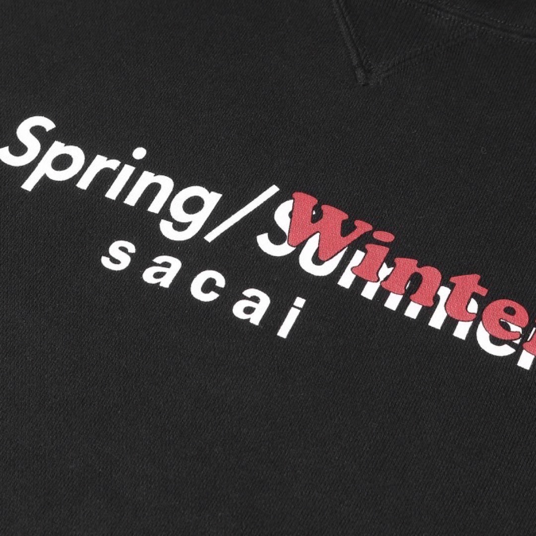 sacai(サカイ)のsacai サカイ19SSロゴプリント サイドジップスウェットパーカー メンズのトップス(パーカー)の商品写真